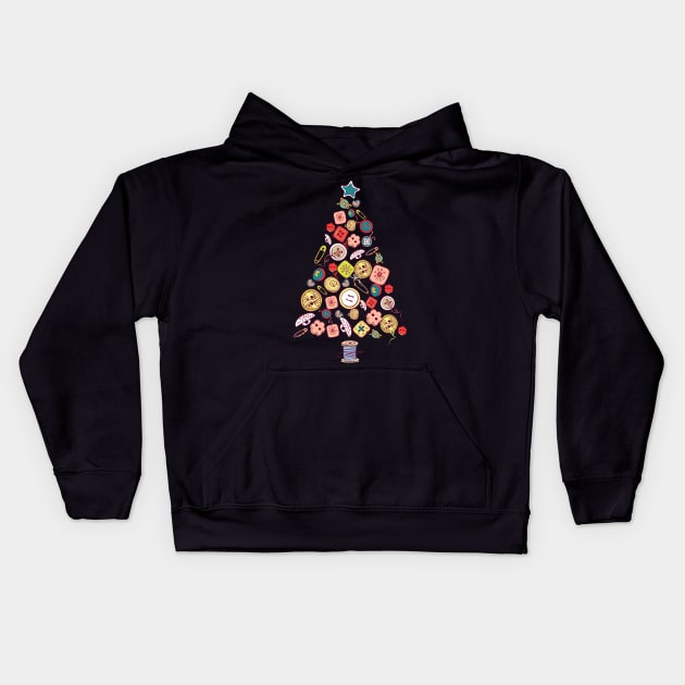 Sewing Christmas Kids Hoodie by KsuAnn